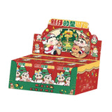 Maxbell 6x Cute Action Figure Christmas Gift Miniature Dolls for Boys Girls Children Christmas Night