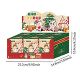 Maxbell 6x Cute Action Figure Christmas Gift Miniature Dolls for Boys Girls Children Christmas Carnival