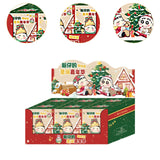 Maxbell 6x Cute Action Figure Christmas Gift Miniature Dolls for Boys Girls Children Christmas Carnival