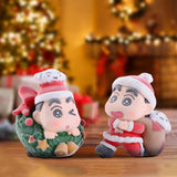 Maxbell 6x Cute Action Figure Christmas Gift Miniature Dolls for Boys Girls Children Christmas Carnival