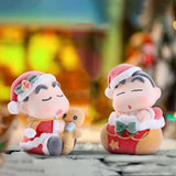 Maxbell 6x Cute Action Figure Christmas Gift Miniature Dolls for Boys Girls Children Christmas Carnival
