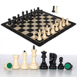 Maxbell Portable International Chess Set Family Game Storage Bag for Friend Children