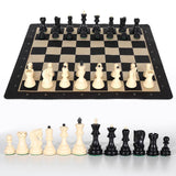 Maxbell Portable International Chess Set Family Game Storage Bag for Friend Children