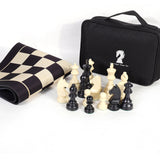 Maxbell International Chess Set Family Game with Storage Bag for Adults Kids Outdoor