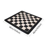 Maxbell International Chess Set Family Game with Storage Bag for Adults Kids Outdoor