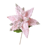 Maxbell Artificial Christmas Flower Craft Holiday Decoration for Home Porch Festival pink