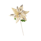Maxbell Artificial Christmas Flower Craft Holiday Decoration for Home Porch Festival yellow