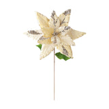 Maxbell Artificial Christmas Flower Craft Holiday Decoration for Home Porch Festival yellow