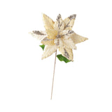 Maxbell Artificial Christmas Flower Craft Holiday Decoration for Home Porch Festival yellow