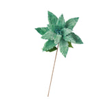 Maxbell Artificial Christmas Flower Craft Holiday Decoration for Home Porch Festival green