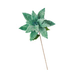 Maxbell Artificial Christmas Flower Craft Holiday Decoration for Home Porch Festival green