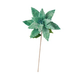 Maxbell Artificial Christmas Flower Craft Holiday Decoration for Home Porch Festival green