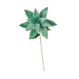 Maxbell Artificial Christmas Flower Craft Holiday Decoration for Home Porch Festival green