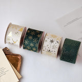 Maxbell Christmas Ribbon Decorative Ribbon for Handmade Crafts Gift Wrapping Bouquet Beige A
