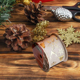 Maxbell Christmas Ribbon Decorative Ribbon for Handmade Crafts Gift Wrapping Bouquet Beige A