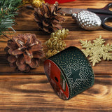 Maxbell Christmas Ribbon Decorative Ribbon for Handmade Crafts Gift Wrapping Bouquet Green A