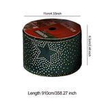 Maxbell Christmas Ribbon Decorative Ribbon for Handmade Crafts Gift Wrapping Bouquet Green A
