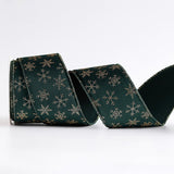 Maxbell Christmas Ribbon Decorative Ribbon for Handmade Crafts Gift Wrapping Bouquet Green B