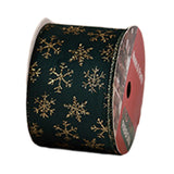 Maxbell Christmas Ribbon Decorative Ribbon for Handmade Crafts Gift Wrapping Bouquet Green B