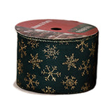Maxbell Christmas Ribbon Decorative Ribbon for Handmade Crafts Gift Wrapping Bouquet Green B