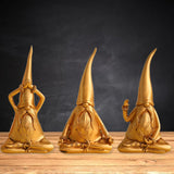 Maxbell Dwarf Gnome Figurine Resin Abstract Art Sculpture for Shelf Living Room Home A