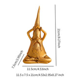 Maxbell Dwarf Gnome Figurine Resin Abstract Art Sculpture for Shelf Living Room Home A