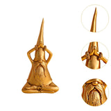 Maxbell Dwarf Gnome Figurine Resin Abstract Art Sculpture for Shelf Living Room Home A