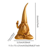Maxbell Dwarf Gnome Figurine Resin Abstract Art Sculpture for Shelf Living Room Home C