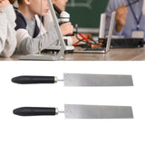 Maxbell Metal Sheet Copper Sheet Iron Sheet for Learning Gift Beginner Teaching Prop 33cmx2cm