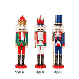 Maxbell Christmas Nutcrackers Puppet Figure Standing for Photo Props Adults Tabletop Style A