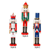 Maxbell Christmas Nutcrackers Puppet Figure Standing for Photo Props Adults Tabletop Style A
