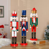 Maxbell Christmas Nutcrackers Puppet Figure Standing for Photo Props Adults Tabletop Style A