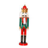 Maxbell Christmas Nutcrackers Puppet Figure Standing for Photo Props Adults Tabletop Style A