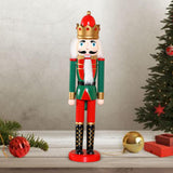 Maxbell Christmas Nutcrackers Puppet Figure Standing for Photo Props Adults Tabletop Style A