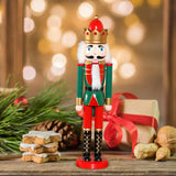 Maxbell Christmas Nutcrackers Puppet Figure Standing for Photo Props Adults Tabletop Style A