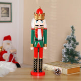 Maxbell Christmas Nutcrackers Puppet Figure Standing for Photo Props Adults Tabletop Style A