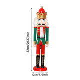 Maxbell Christmas Nutcrackers Puppet Figure Standing for Photo Props Adults Tabletop Style A