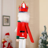 Maxbell Christmas Nutcrackers Puppet Figure Standing for Photo Props Adults Tabletop Style B