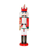 Maxbell Christmas Nutcrackers Puppet Figure Standing for Photo Props Adults Tabletop Style B