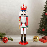 Maxbell Christmas Nutcrackers Puppet Figure Standing for Photo Props Adults Tabletop Style B