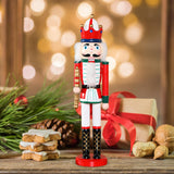 Maxbell Christmas Nutcrackers Puppet Figure Standing for Photo Props Adults Tabletop Style B