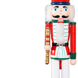 Maxbell Christmas Nutcrackers Puppet Figure Standing for Photo Props Adults Tabletop Style B