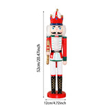 Maxbell Christmas Nutcrackers Puppet Figure Standing for Photo Props Adults Tabletop Style B