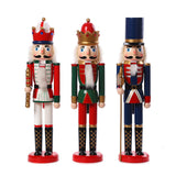 Maxbell Christmas Nutcrackers Puppet Figure Standing for Photo Props Adults Tabletop Style C