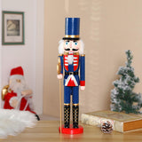 Maxbell Christmas Nutcrackers Puppet Figure Standing for Photo Props Adults Tabletop Style C