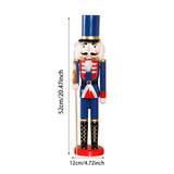 Maxbell Christmas Nutcrackers Puppet Figure Standing for Photo Props Adults Tabletop Style C