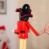 Maxbell 4x Dog 15 inch Traditional Wooden Nutcracker for Holiday Room Festive