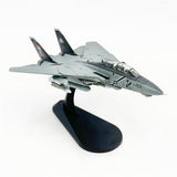 Maxbell 1/100 Fighter Model Home Decor Simulation Airplane Model for Bar Home Office