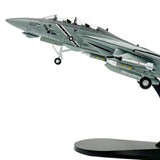 Maxbell 1/100 Fighter Model Home Decor Simulation Airplane Model for Bar Home Office