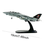 Maxbell 1/100 Fighter Model Home Decor Simulation Airplane Model for Bar Home Office